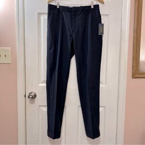 POLO Ralph Lauren Men's Flat Front Cuffed Pants Navy Size 32X33